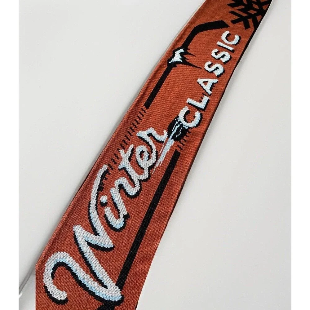 Vintage 2010 Winter Classic Boston Bruins Scarf NHL Hockey Knit Retro Y2K